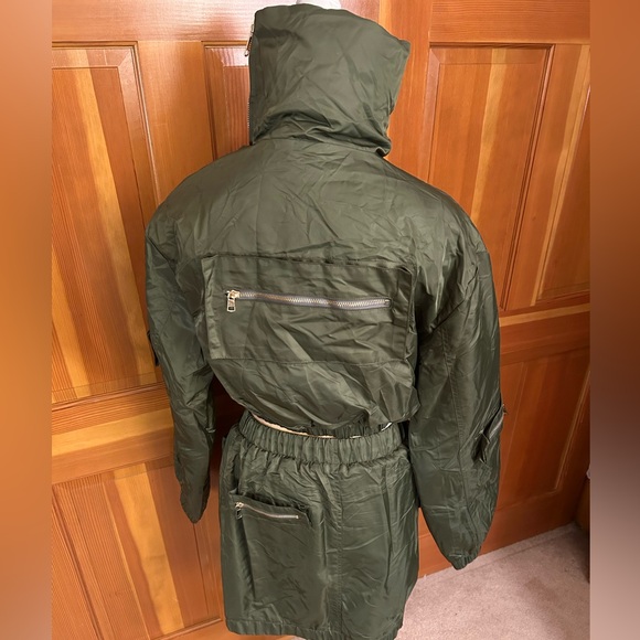 Army Green Two Piece Puffer Suit. - Picture 8 of 16